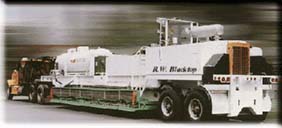R.W. Blacktop paving and recycling machine
